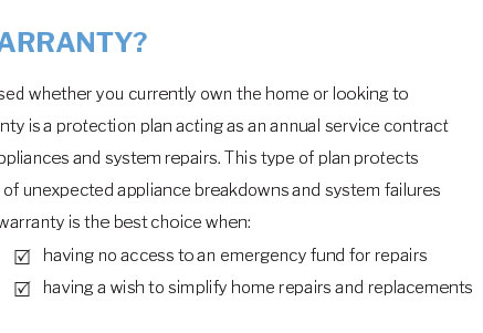 home residential warranty